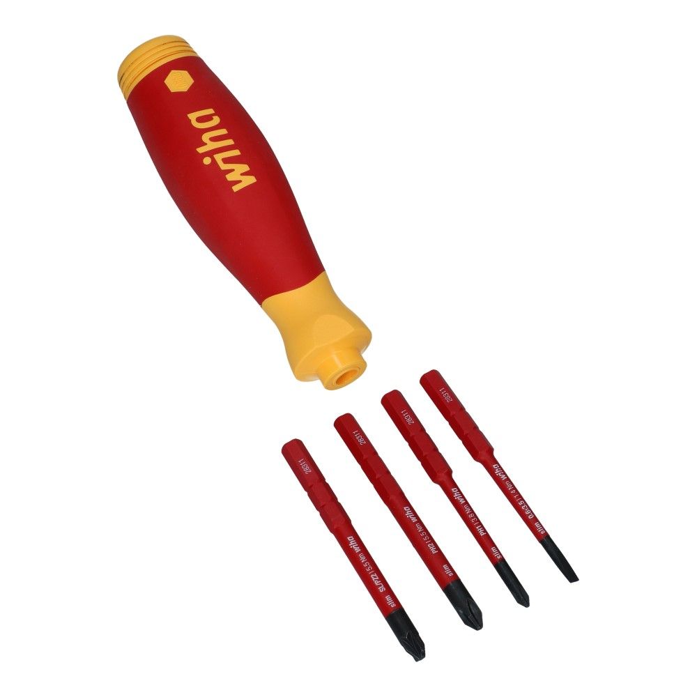 PocketMax Electric Schroevendraaier met bitmagazijn met 4 bits