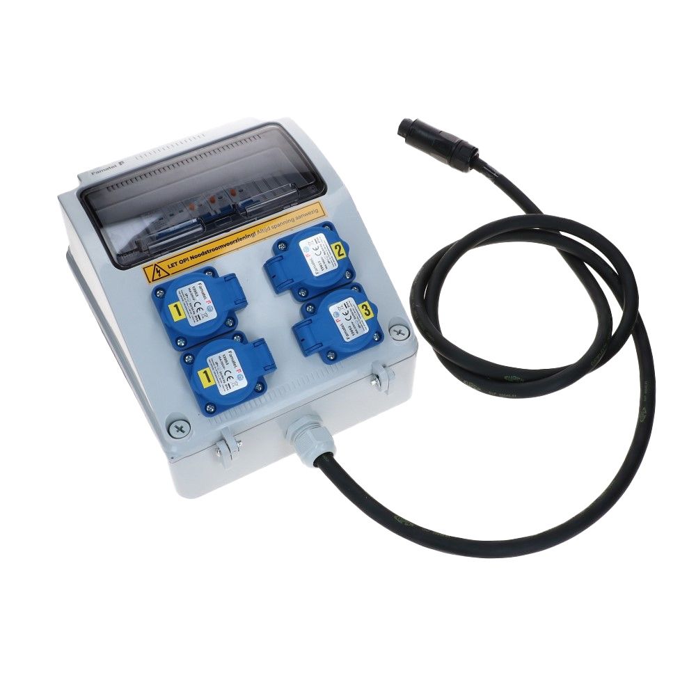 Alpha ESS Noodstroom verdeelunit 3 fase IP54 2 meter