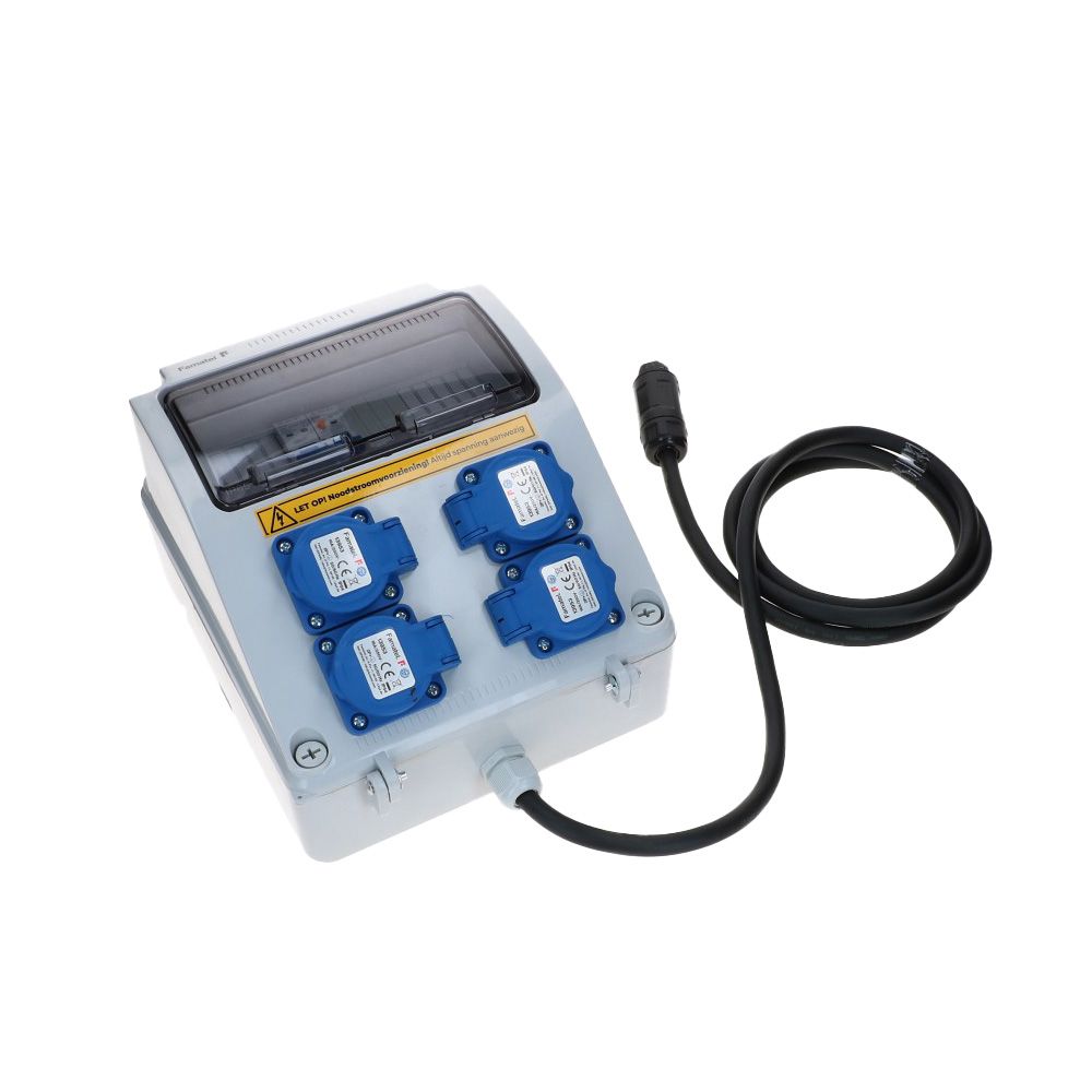 Alpha ESS Noodstroom verdeelunit 1 fase IP54 2 meter