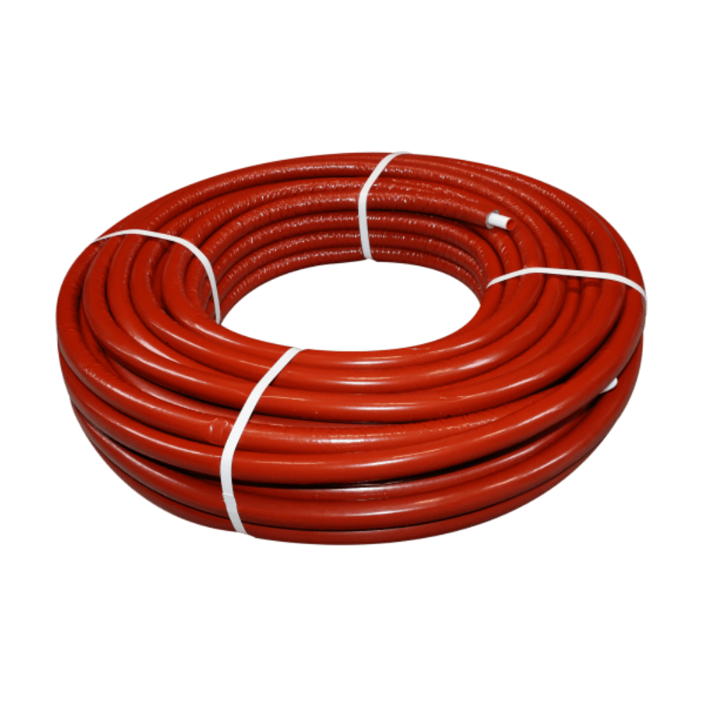 BONFIX Alu-pers systeembuis + 6 mm iso rood 16 x 2,0 rol 50 meter