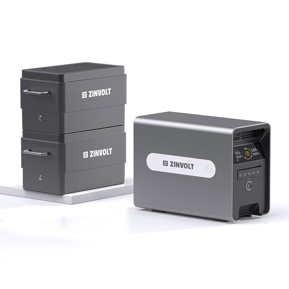 ZinVolt Power met P1 dongle + 2x ZinVolt Mate 3 kWh