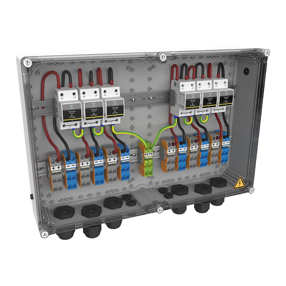 Stringbox 6MPPT 1000Vdc Type 2 schroefverbinding