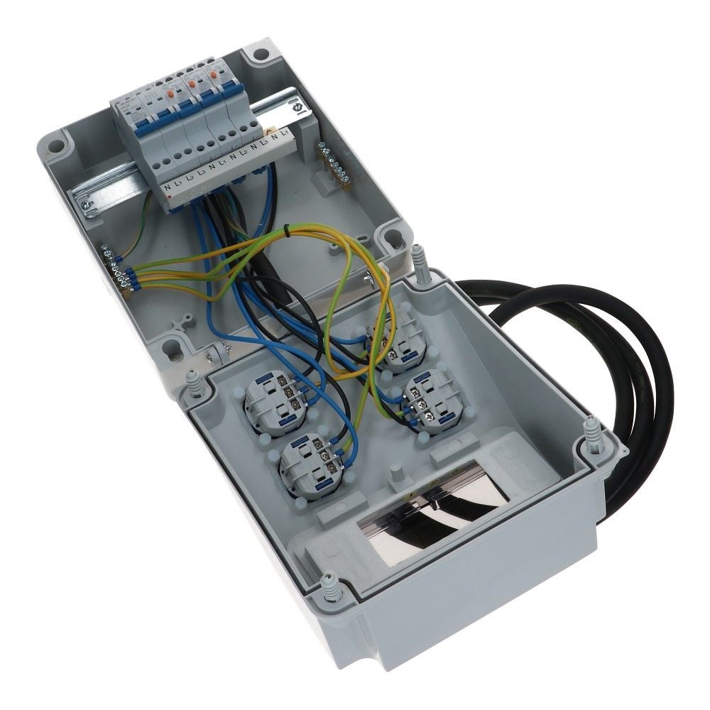 Noodstroom verdeelunit 3 fase IP54 2 meter Noodstroom verdeelunit 3 fase IP54 2 meter