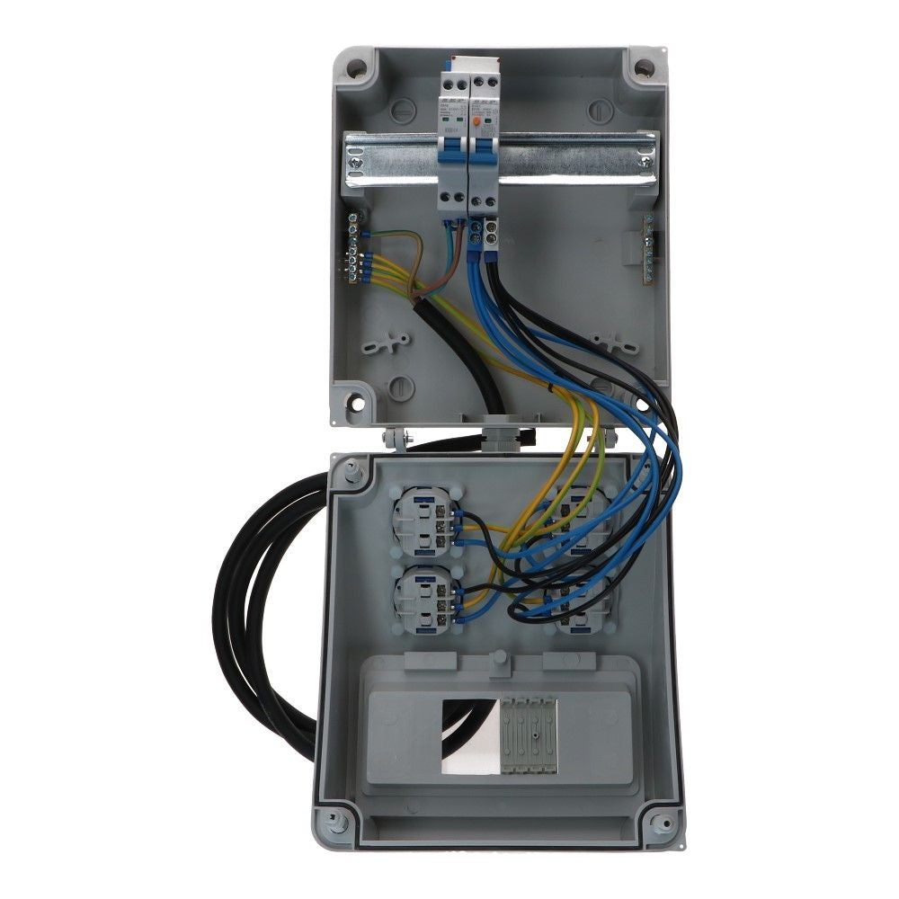 Noodstroom verdeelunit 1 fase IP54 2 meter Noodstroom verdeelunit 1 fase IP54 2 meter