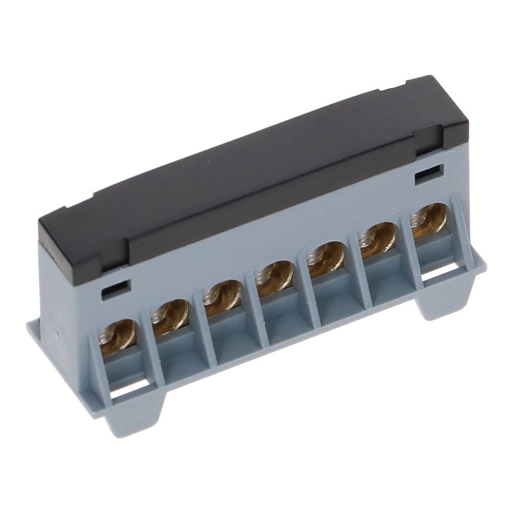 Aansluitverdeelblok AST16 zwart 7x16mm²