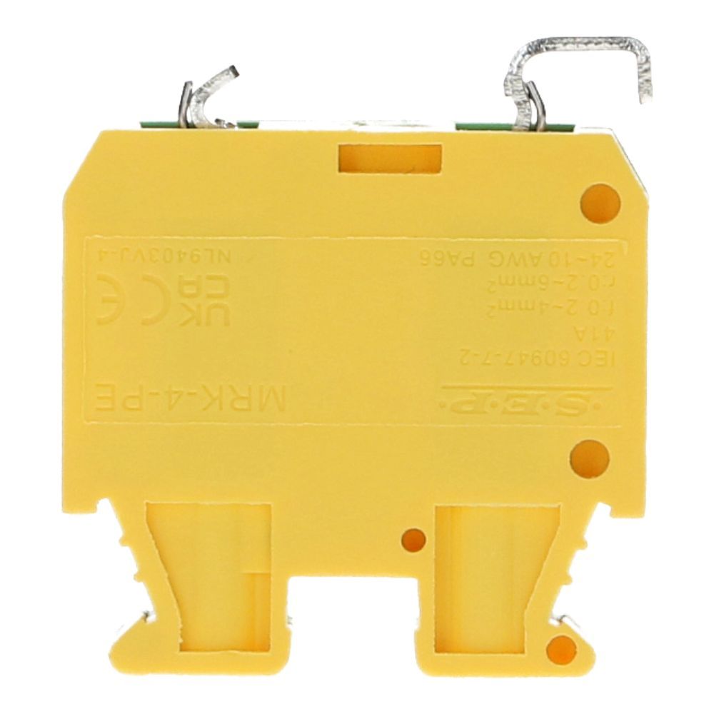 TS15 mini-aardklem 0.2-4mm² geel/groen TS15 mini-aardklem 0.2-4mm² geel/groen