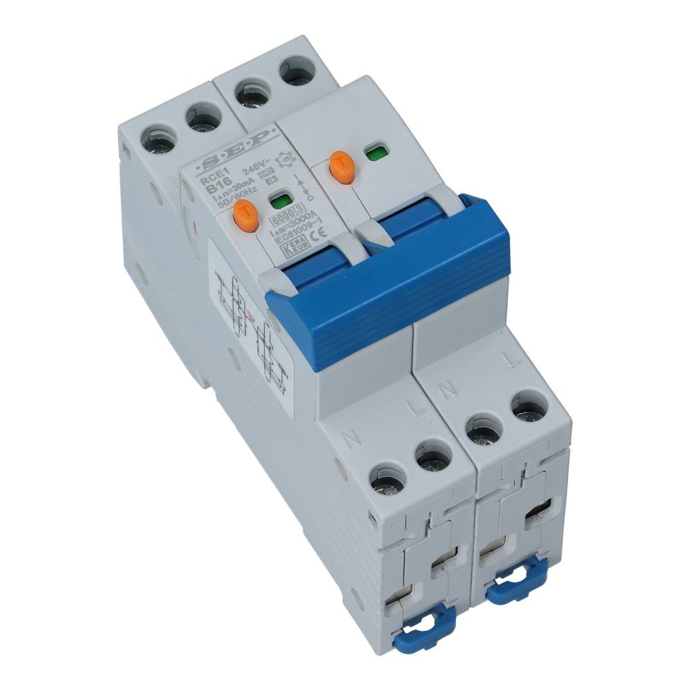 Aardlekautomaat Kookgroep B 16A 2x 1 polig + nul 30mA