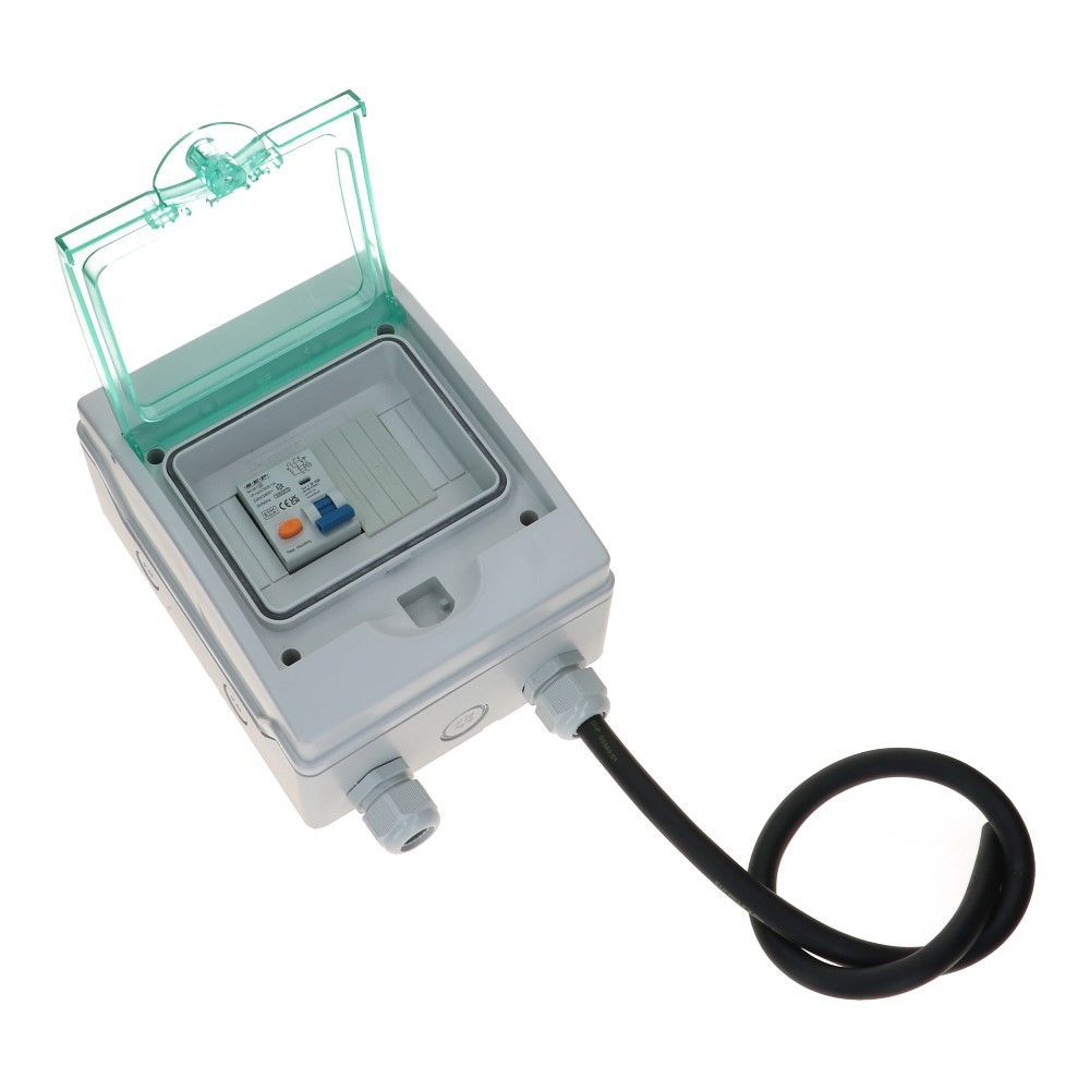 1 fase Backup box beveiliging C25 100mA High Immunity 1 fase Backup box beveiliging C25 100mA High Immunity