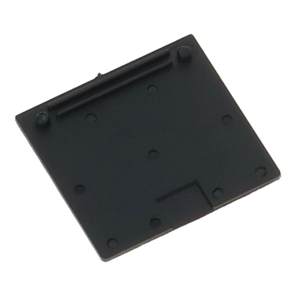 TS15 mini-rijgklem eindplaat zwart