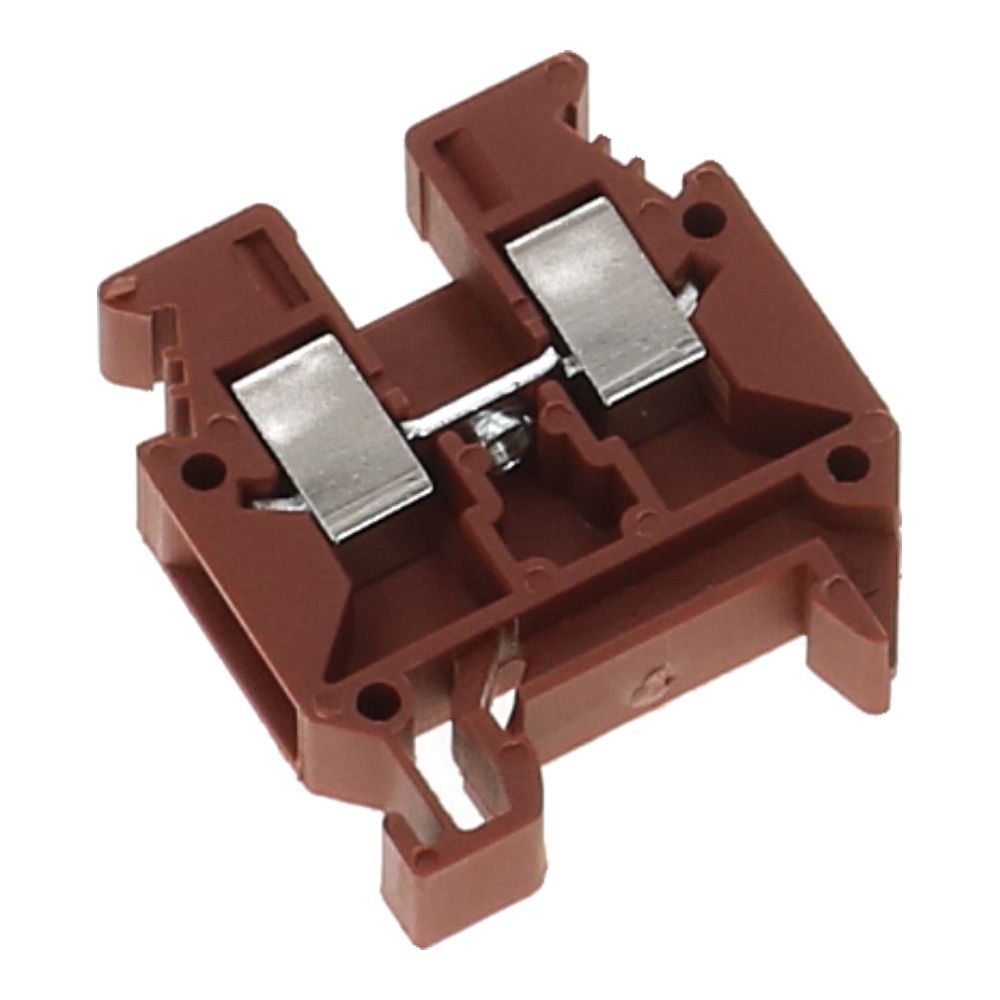 TS15 mini-rijgklem 0.2-4mm² bruin