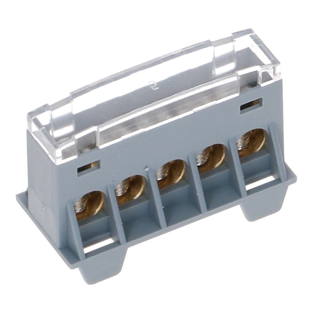 Aansluitverdeelblok AST16 tranparant 5x16mm²