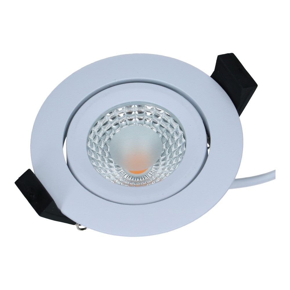 LED spot wit IP65 5W 450lm 2700k 84mm kantelbaar dimbaar