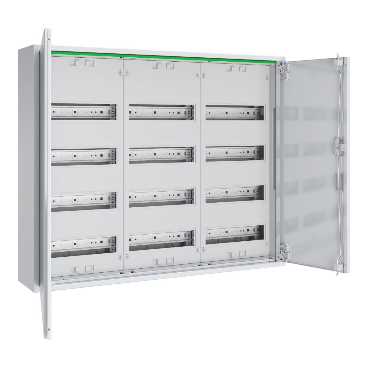 144 modules 3 kolommen 4 rijen metalen wandbehuizing PrismaSeT XL 250A