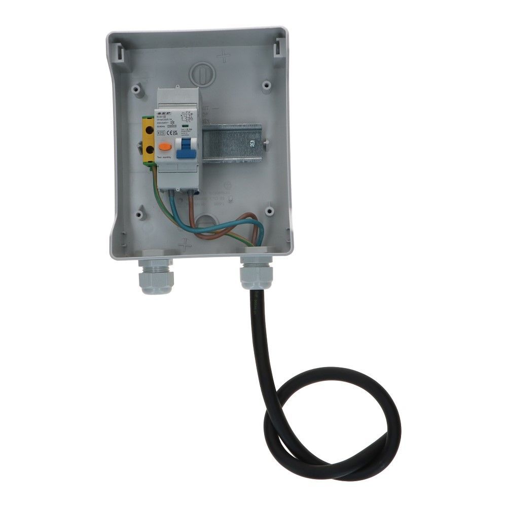 1 fase Backup box beveiliging C25 100mA High Immunity 1 fase Backup box beveiliging C25 100mA High Immunity