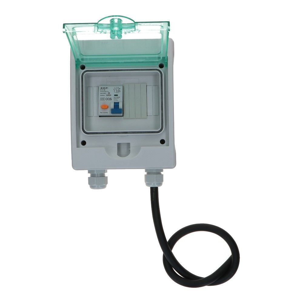 1 fase Backup box beveiliging C25 100mA High Immunity 1 fase Backup box beveiliging C25 100mA High Immunity