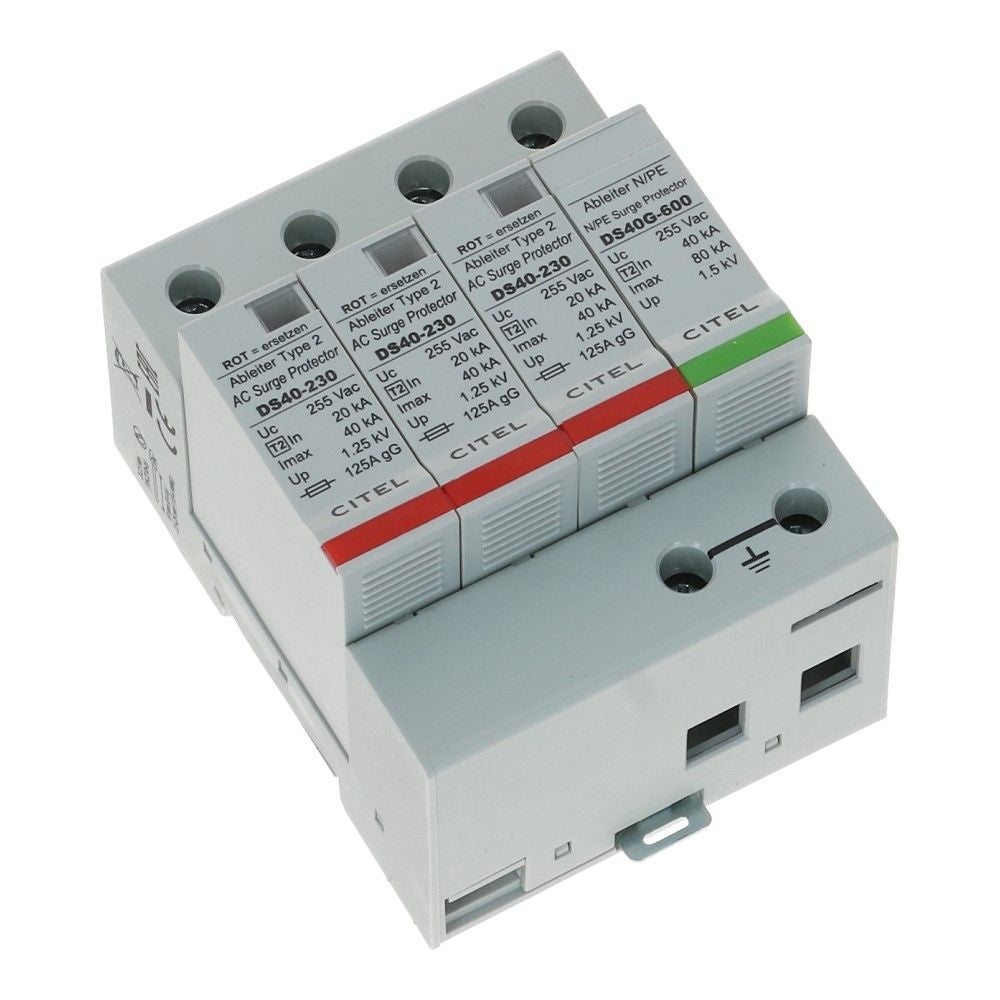 Citel overspanningsbeveiliging 3 polig + nul Type 2