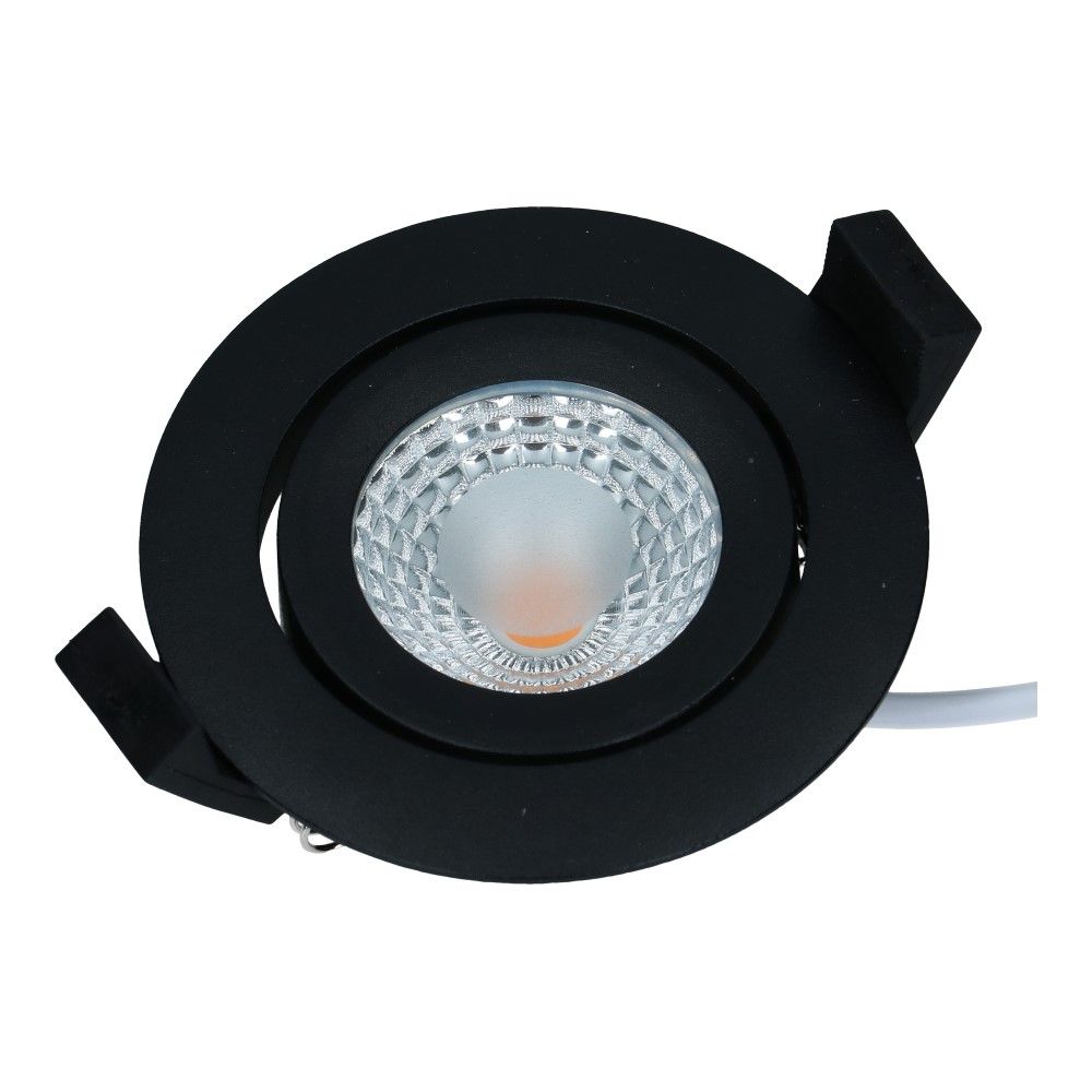 LED spot zwart IP65 5W 450lm 2700k 84mm kantelbaar dimbaar