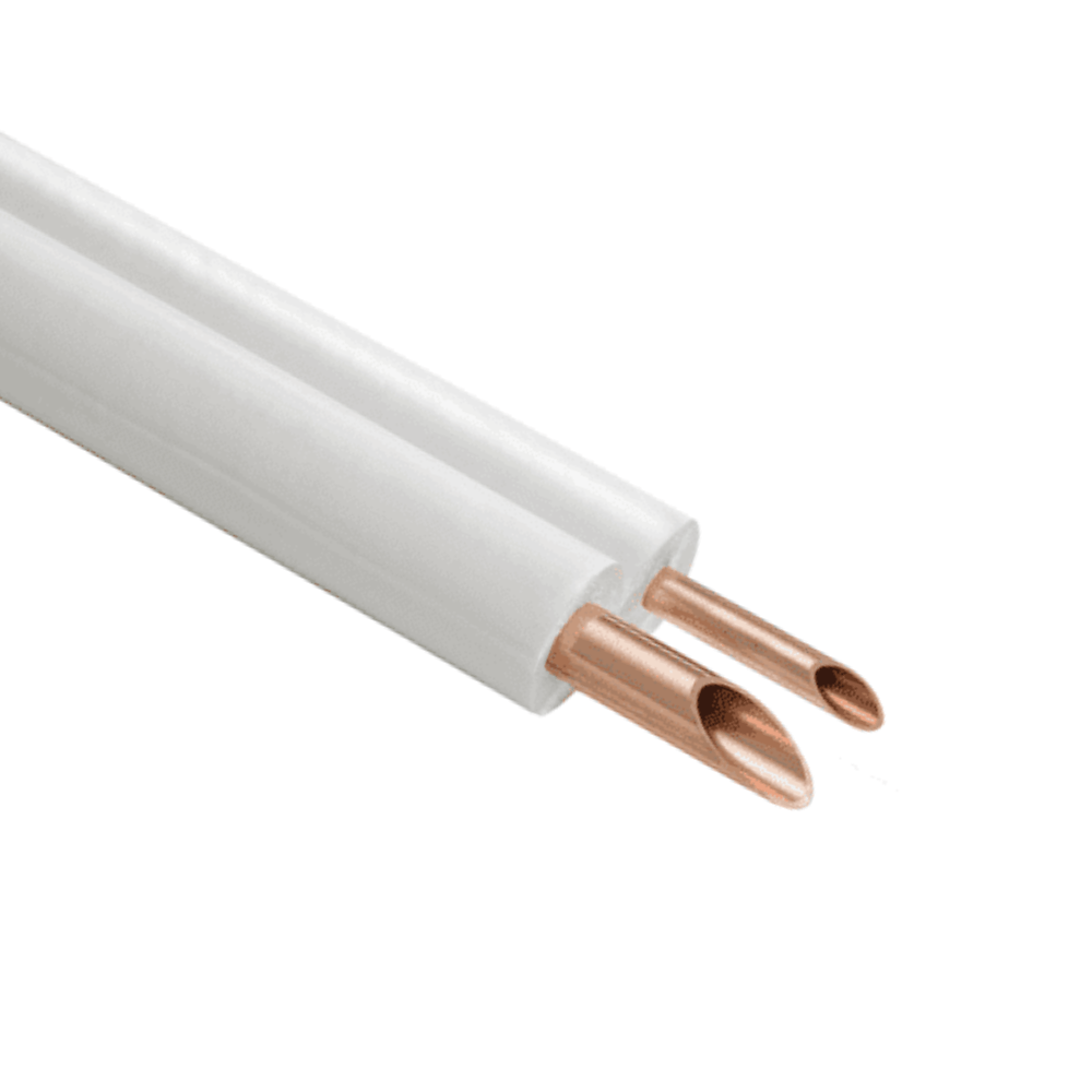 Duo geïsoleerde koelleiding, 1/4"-1/2" 20 meter