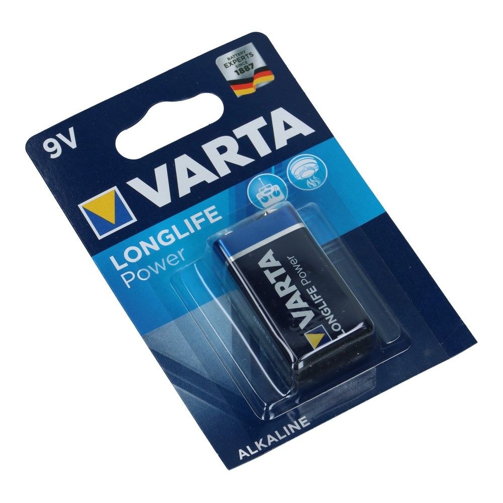 E-Blok Varta batterij 6LR61 9V Longlife Power 1 stuk