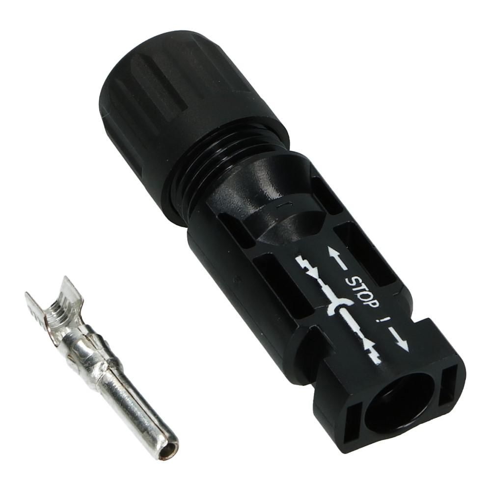 Solar connector Male MC4 kabel buitendiameter 5-6mm