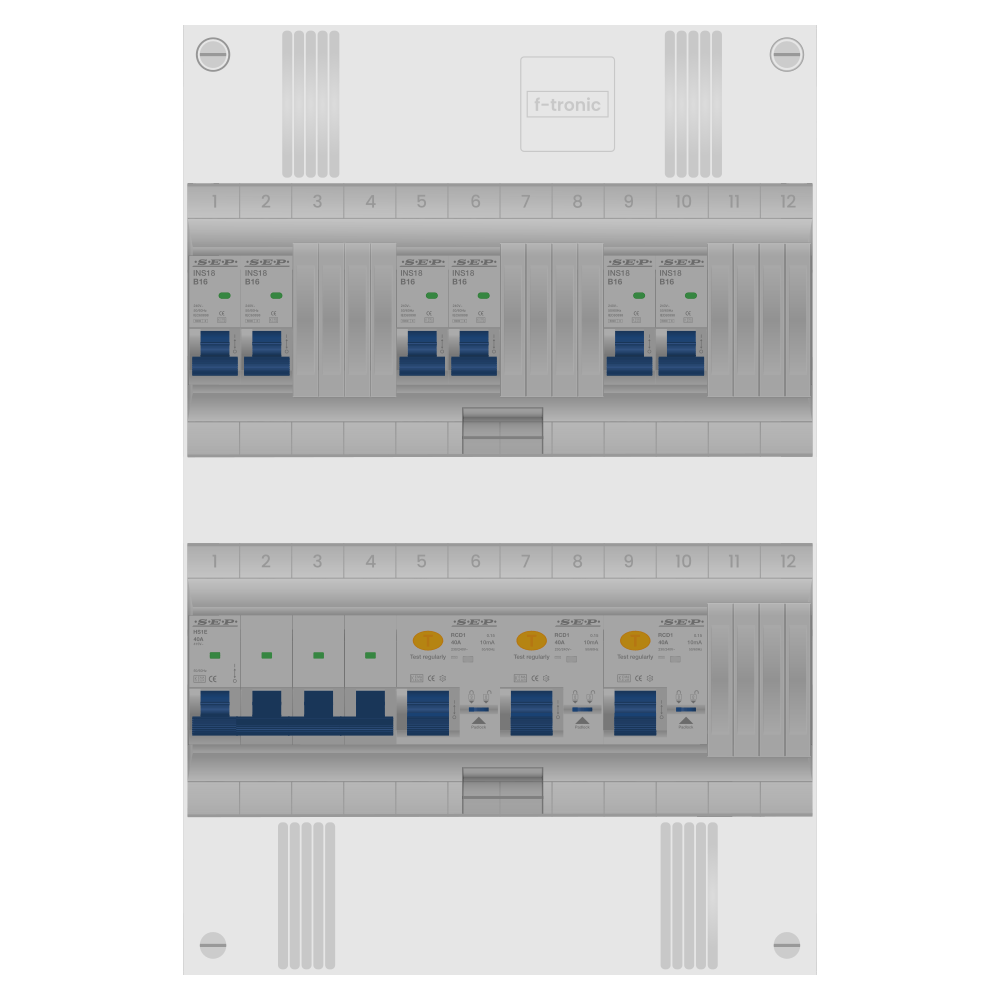 SEP Pro Groepenkast PV-ready 63A 3 fase 6 groepen