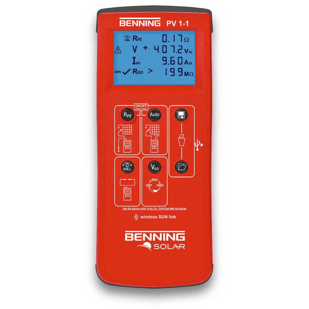 PV installatietester PV 1-1+ PV installatietester PV 1-1+