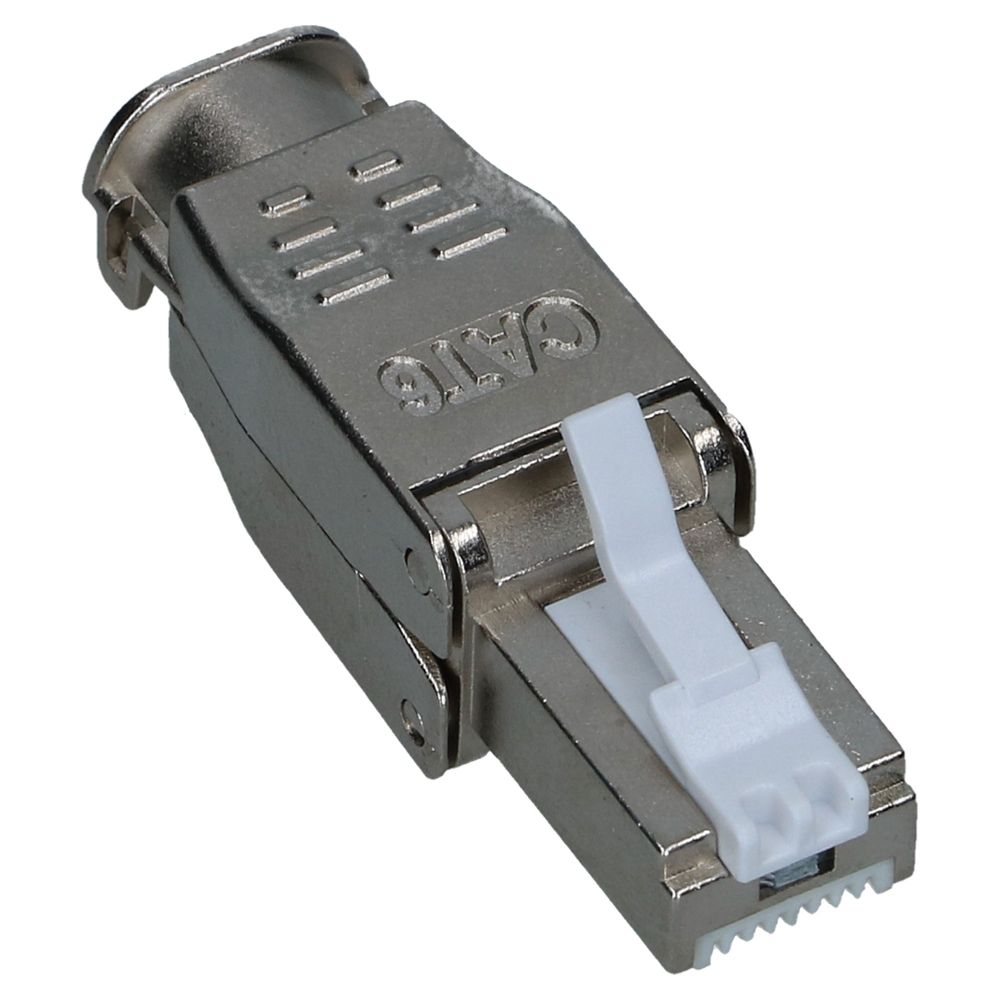 RJ45 Cat 6 netwerkplug shielded easy