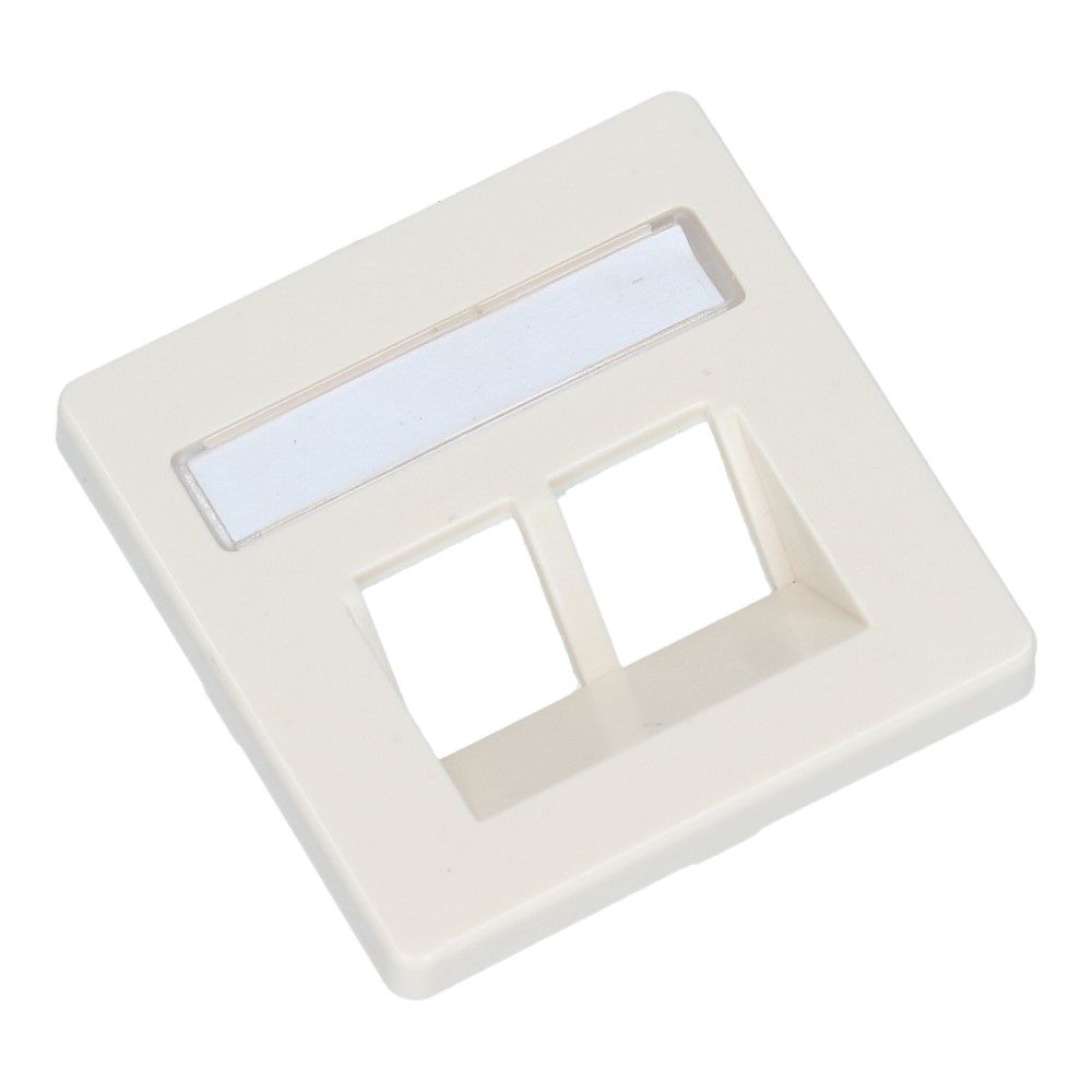 Centraalplaat MIKRO 1014 datacontactdoos 2xRJ45 Centraalplaat MIKRO 1014 datacontactdoos 2xRJ45