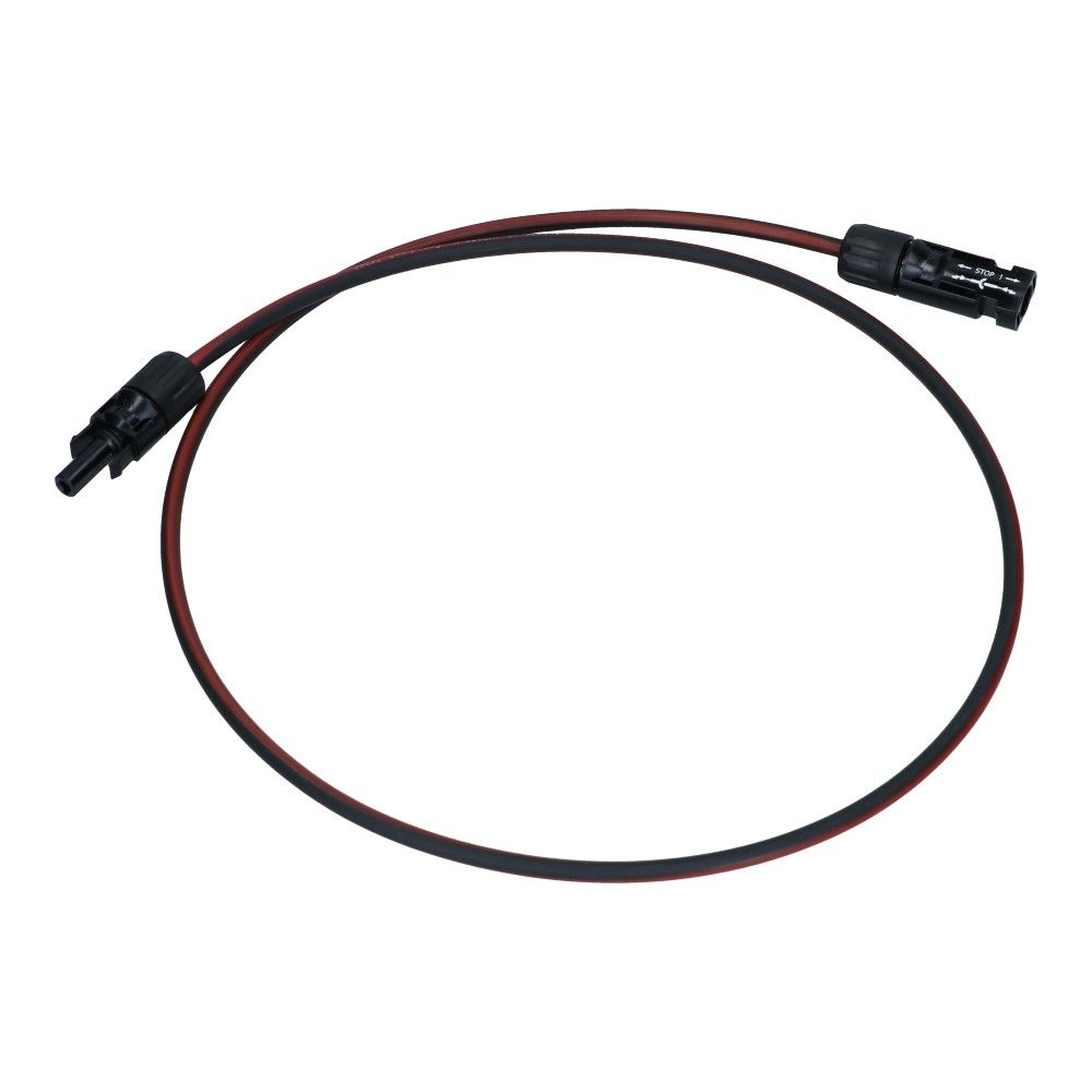 Solarkabel 1 meter MC4 4mm² rood Solarkabel 1 meter MC4 4mm² rood