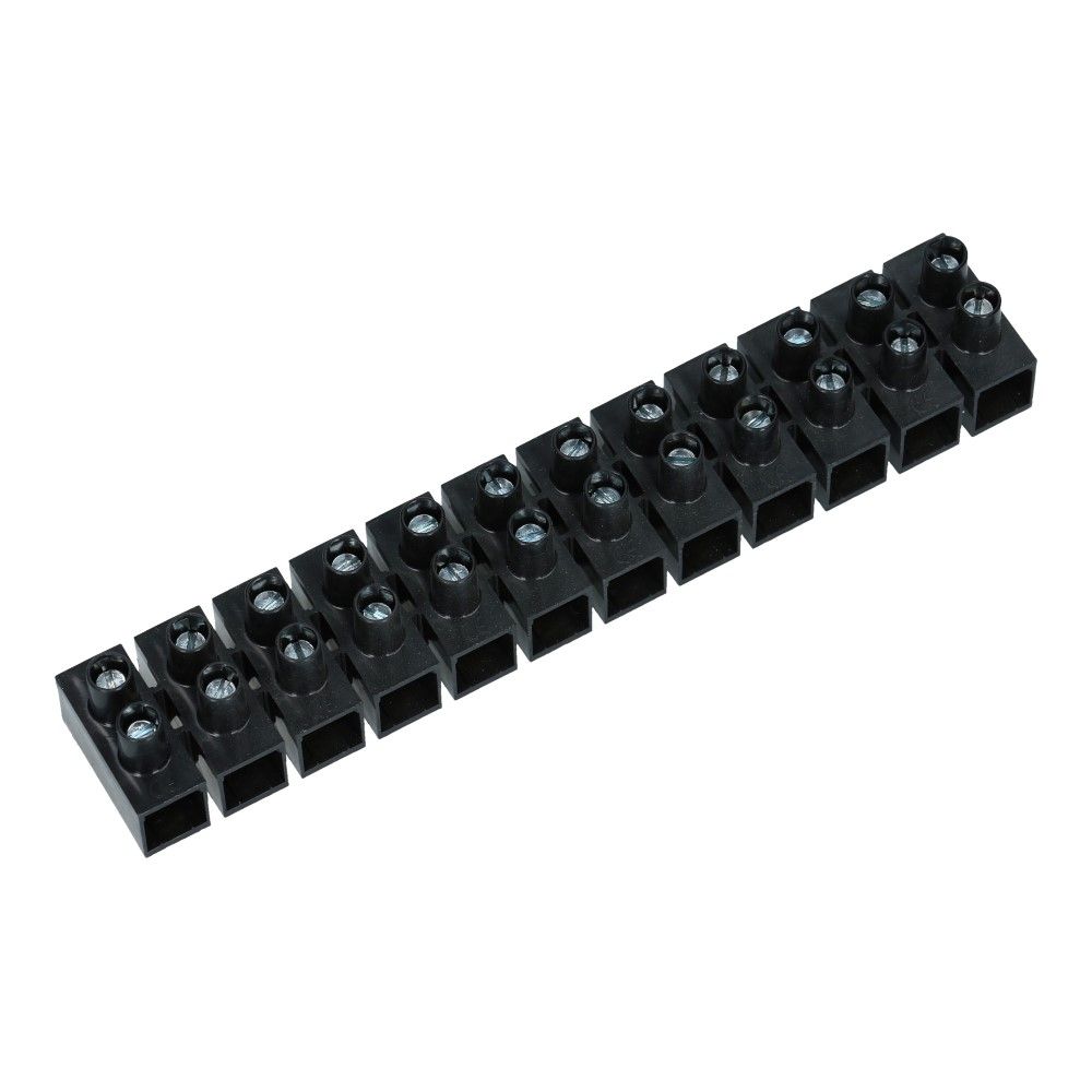 35mm2 Kroonsteen 125A 450V schroef M4 Zwart