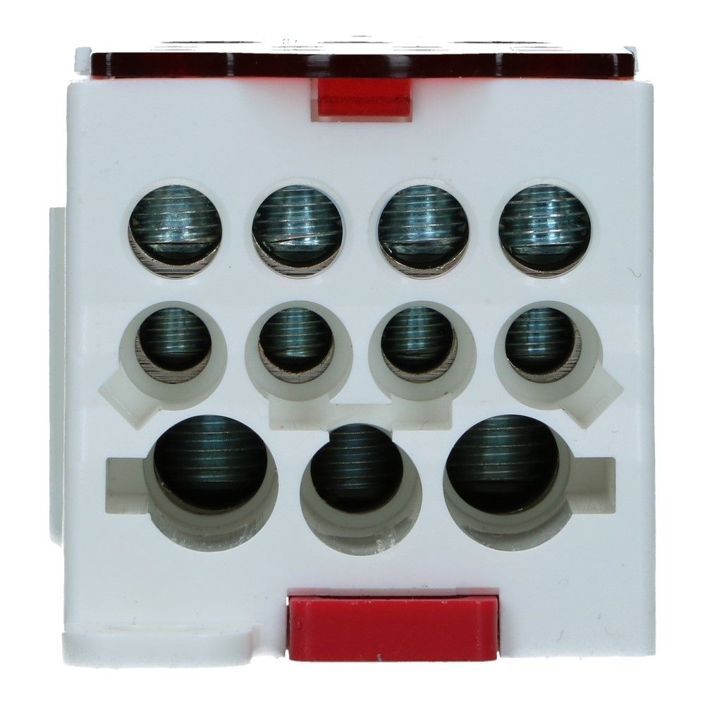 Aftakklem PDB 400A 1x185mm² - 2x35mm² 5x16mm² 4x10mm² 24.5kA Aftakklem PDB 400A 1x185mm² - 2x35mm² 5x16mm² 4x10mm² 24.5kA