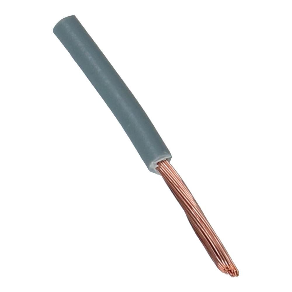 Montagedraad LiY 0.25mm² grijs 80°C - 250 meter