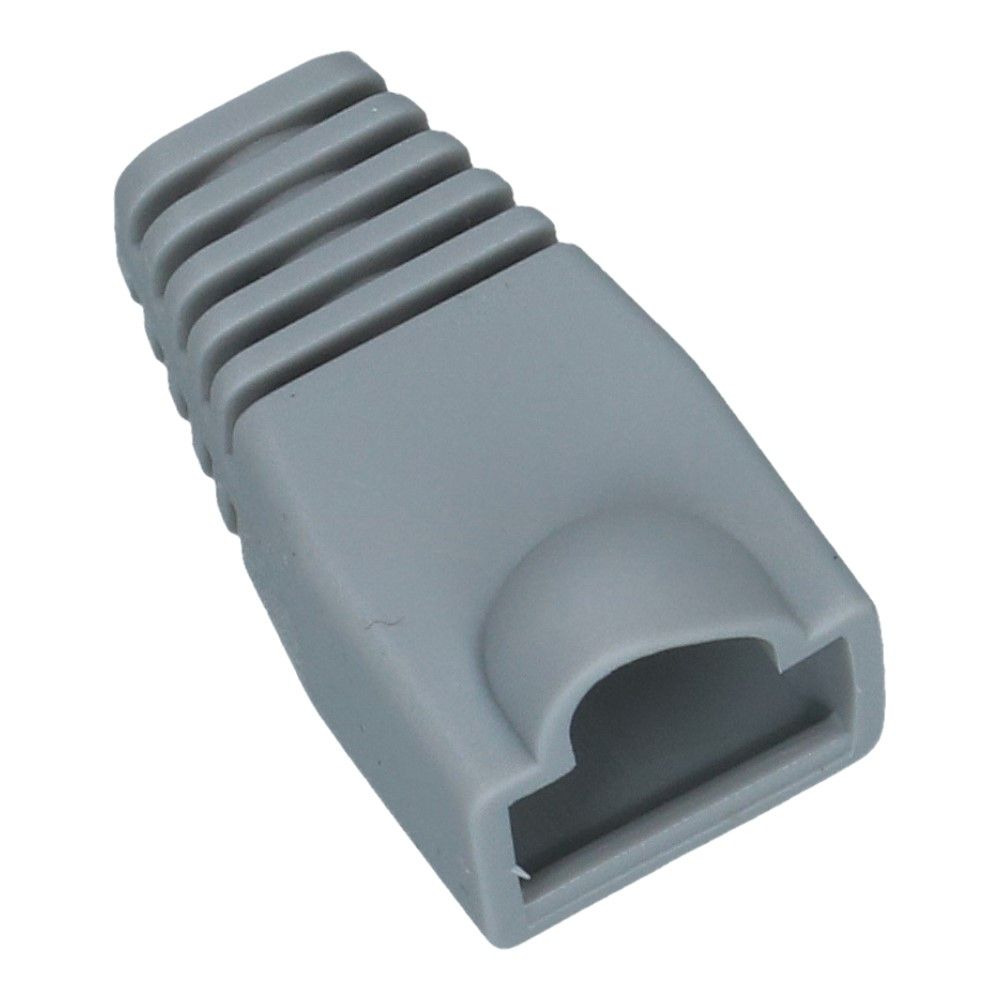 RJ45 knikbescherming grijs 10 stuks