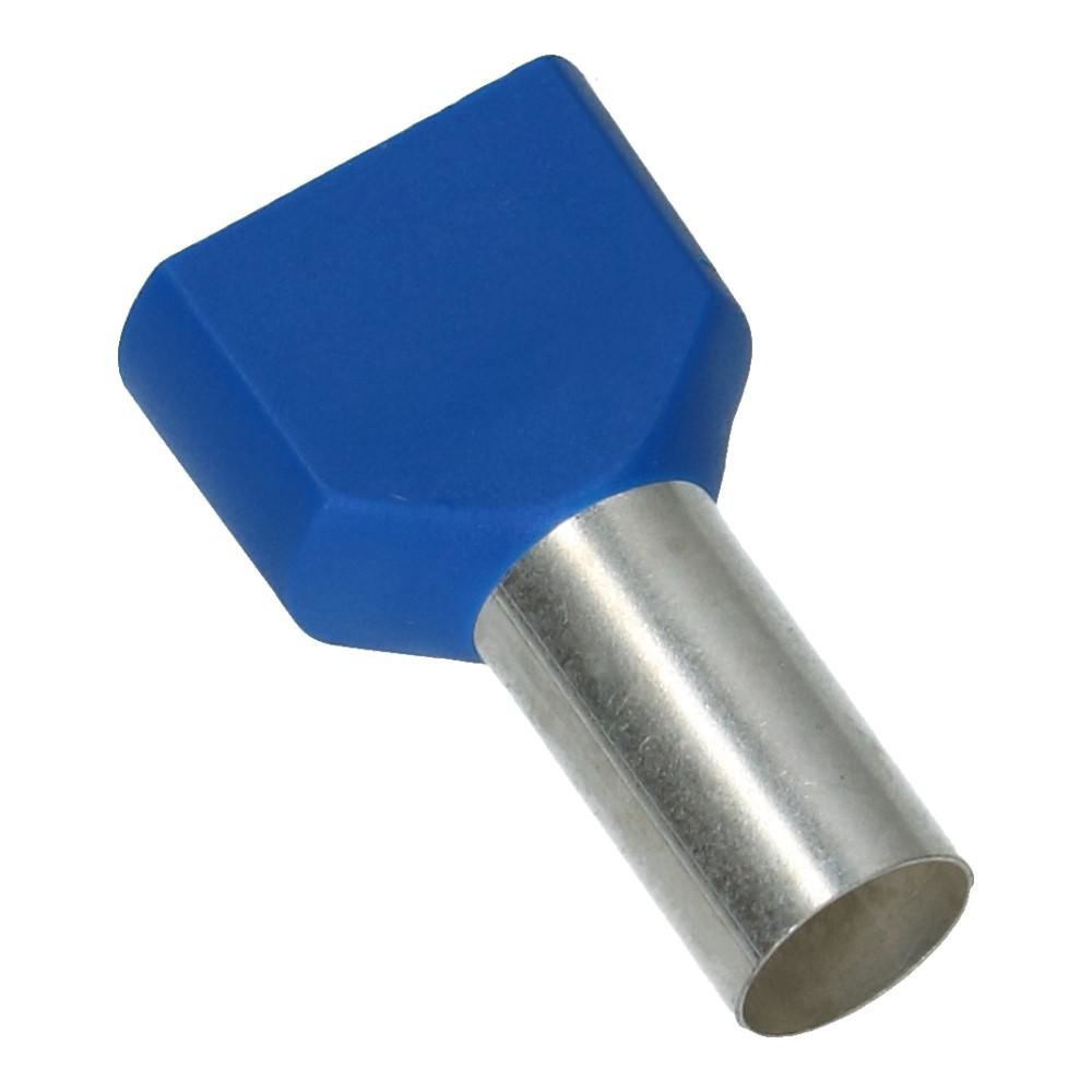 2x16.00mm² Blauw Adereindhuls - 50 stuks