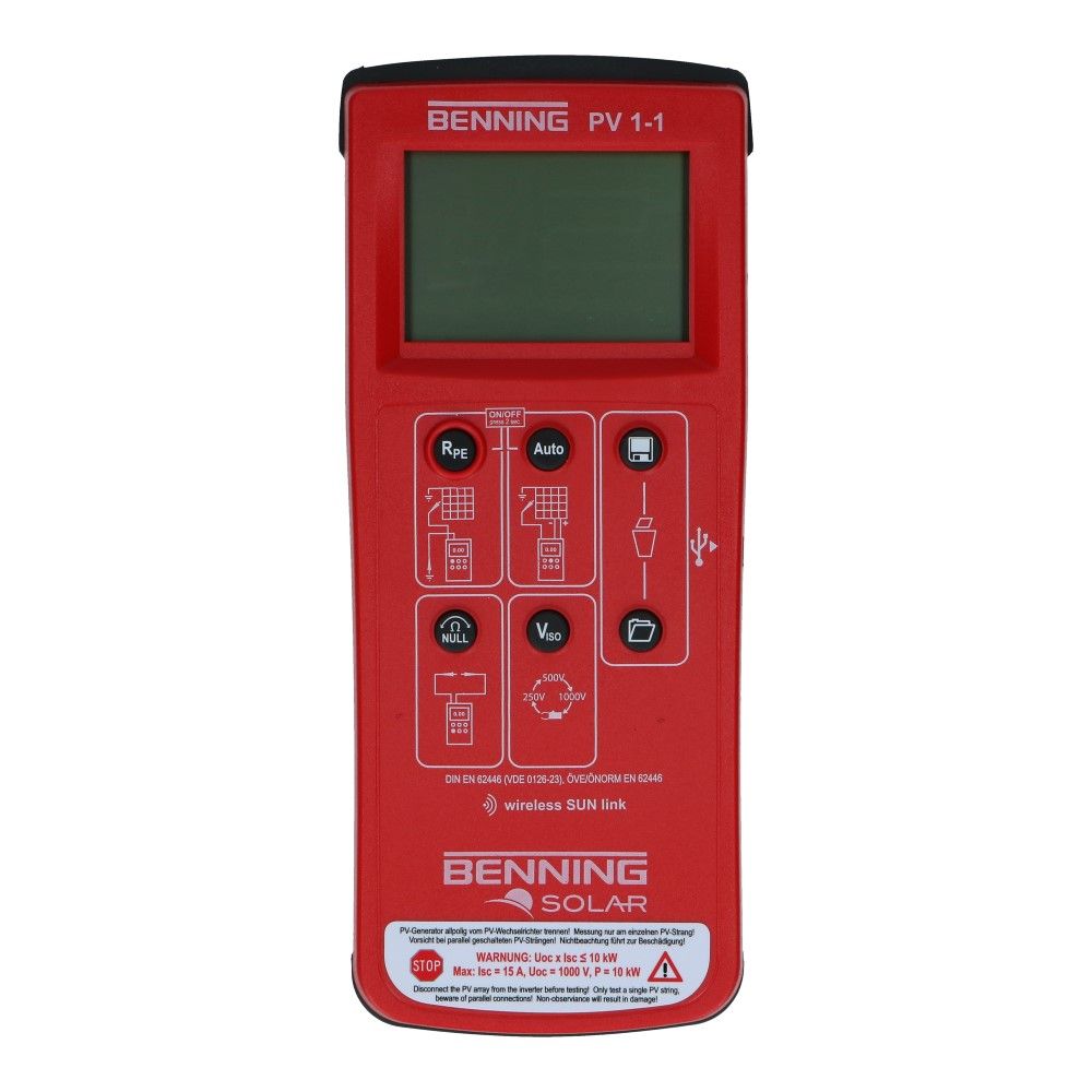 PV installatietester PV 1-1+ PV installatietester PV 1-1+
