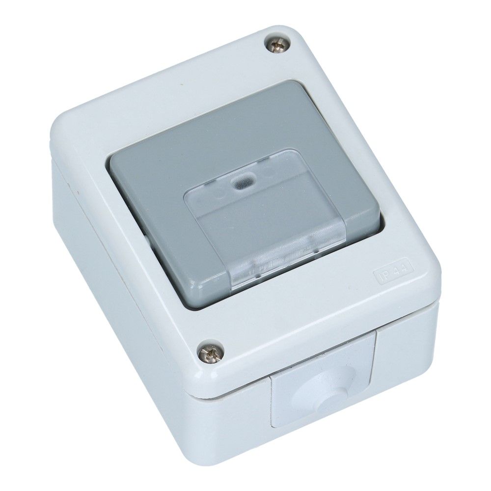 FLUID IP44 terugverend 1 polig schakelaar