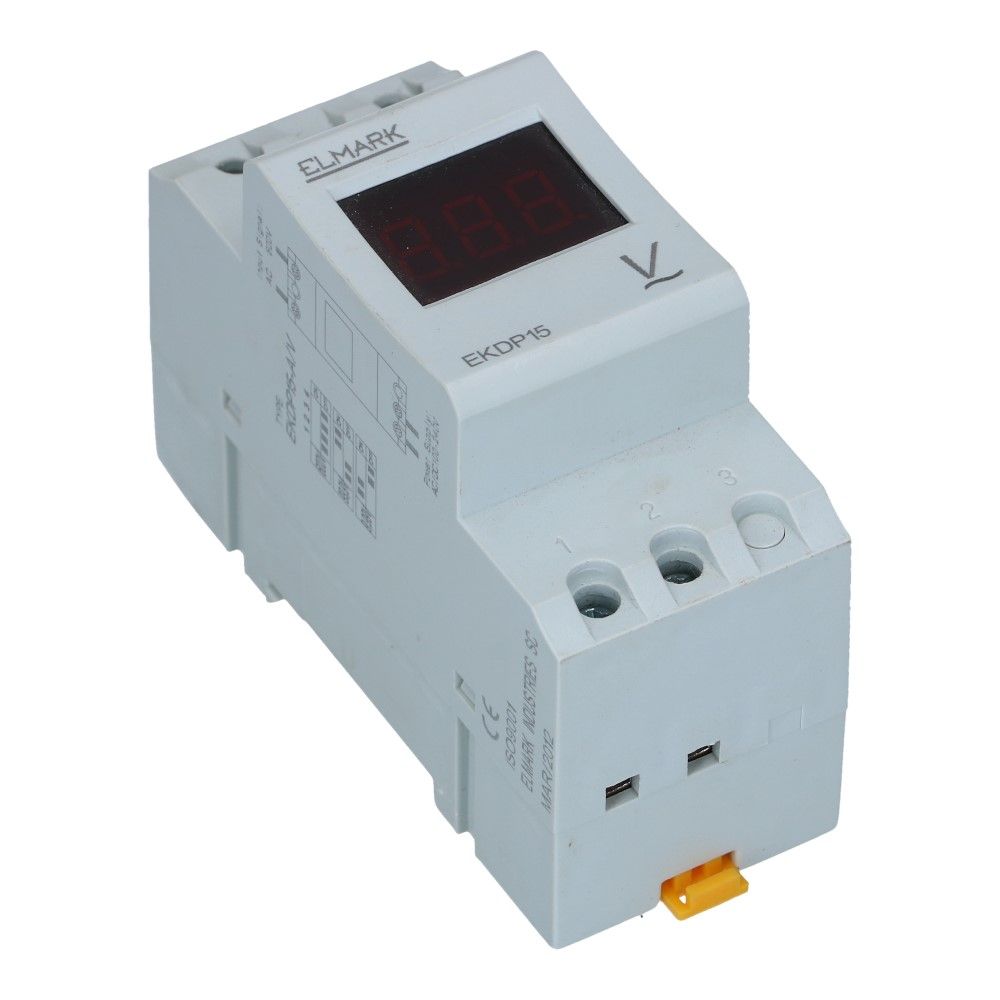 Spanningsmeter Dinrail 0-600VAC