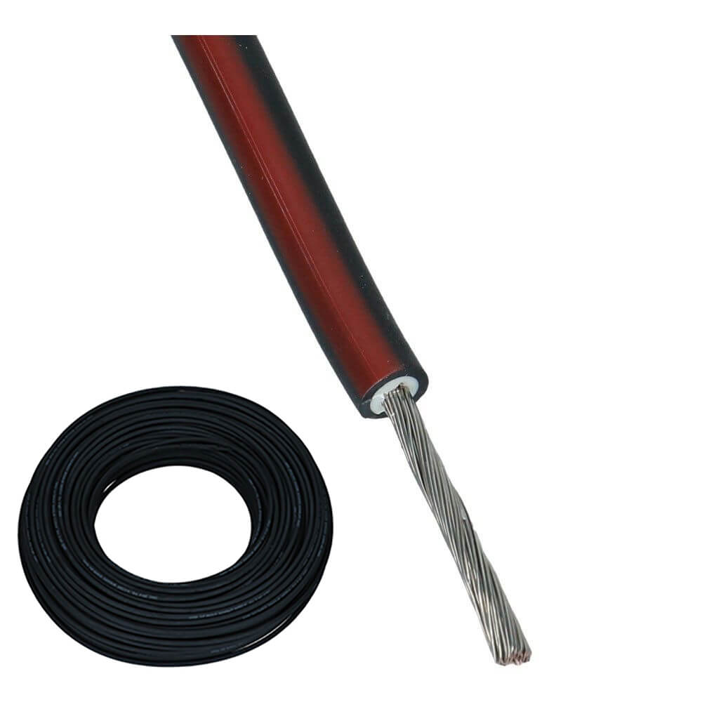 Solarkabel H1Z2Z2-K 4mm² rood Eucasolar TÜV Eca - 100 meter