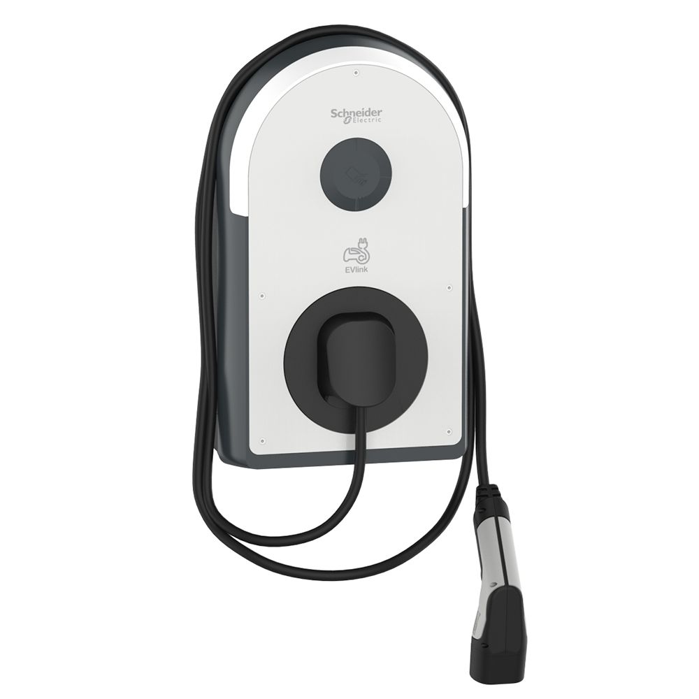 Evlink Pro Oplaadpunt T2 aansluitkabel 5 meter 3 fase 22kW A-30mA