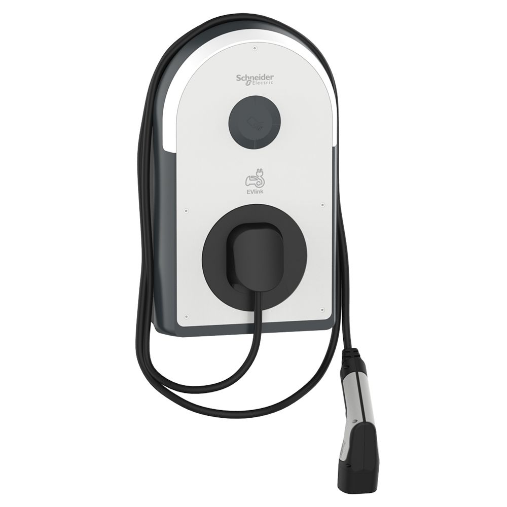 Evlink Pro Oplaadpunt T2 aansluitkabel 5 meter 3 fase 22kW