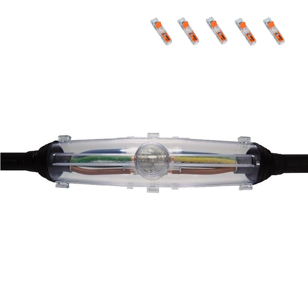 Verbindingsmof M 1 met Wago klemmen Verbindingsmof M 1 met Wago klemmen